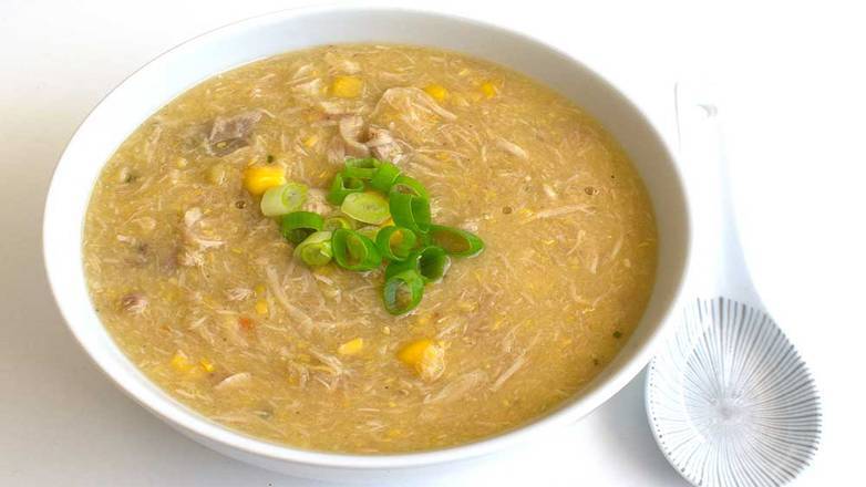 鸡蓉粟米羹 (小) Sweet Corn & Chicken Soup (S)